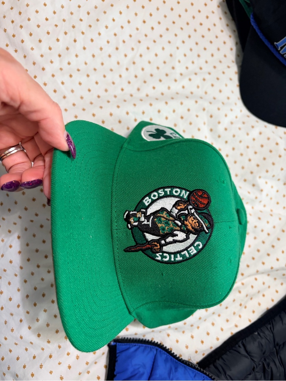 Kids Green Snapback Hat